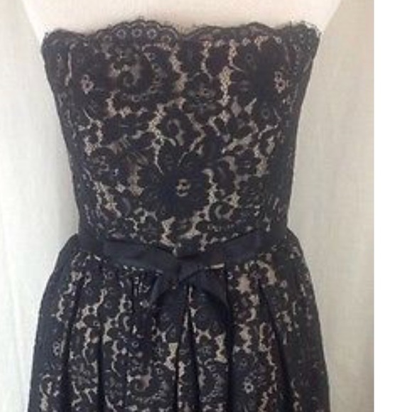 Black and Nude Party Dress - Picture 7 of 7